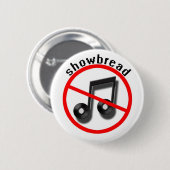showbrood ( band ) ronde button 5,7 cm (Voorkant /achterkant)