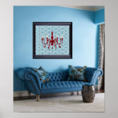 Showcase Art: Graceful Chandelier ~ Print (Voorkant)