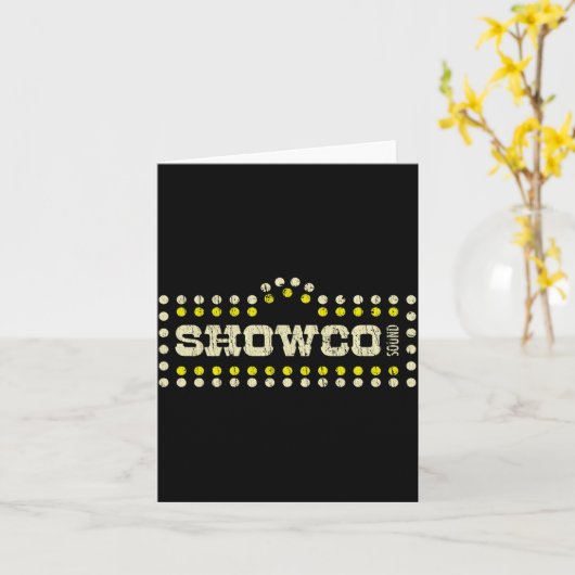 Showco Sound 1970 Kaart (Gele Bloem)