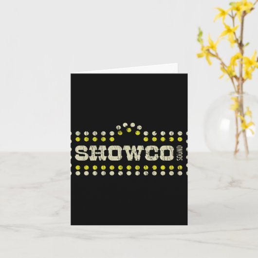 Showco Sound 1970 T Shirt  Kaart (Gele Bloem)