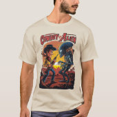 Showdown bij Sundown - Cowboy vs. Alien T-shirt (Voorkant)
