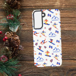 Showdown Mountain Montana Ski Snowboard patroon Samsung Galaxy Hoesje<br><div class="desc">Een grappig winterskipatroon voor het skigebied Showdown in Neihart,  Little Belt Mountains,  Montana,  VS,  Noord-Amerika. Perfect cadeau-idee voor wintersportliefhebbers: ski,  snowboard,  freestyle,  skisprong,  langlaufen.</div>