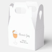 Shower and Spritz Bubbly Cocktail Bridal Shower Bedankdoosjes (Geopend)