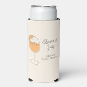 Shower and Spritz Bubbly Cocktail Bridal Shower Seltzer Blikjeskoeler (Seltzer Voorkant)