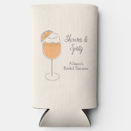 Shower and Spritz Bubbly Cocktail Bridal Shower Seltzer Blikjeskoeler