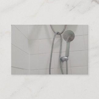 Shower bath bathroom business card visitekaartje