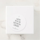 Shower Bedankingskaartjes | Gedrukte Cirkelkaartje Bedankjes Labels (In situ)