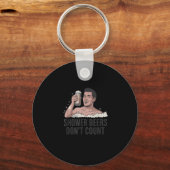 Shower Beers Don’t Count Funny Beer Lover Retro  Sleutelhanger (Voorkant)