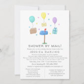 Shower by Mail Cute Baby shower Invitation Kaart (Voorkant)