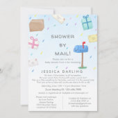 Shower by Mail Cute Baby shower Invitation Kaart (Voorkant)