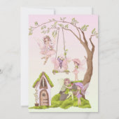 Shower by Mail Fairy Waterverf Illustrations Kaart (Achterkant)