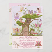 Shower by Mail Fairy Waterverf Illustrations Kaart (Voorkant / Achterkant)