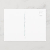 Shower by Mail Virtual Vrijgezellenfeest Mailbox B Uitnodiging Briefkaart (Achterkant)