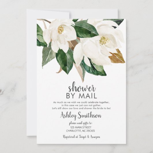 Shower by Mail vrijgezellenfeest Virtual Shower Kaart (Voorkant)