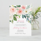 Shower by Mail vrijgezellenfeest Virtual Shower Kaart (Staand voorkant)