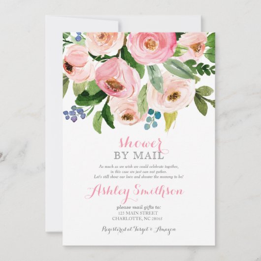 Shower by Mail vrijgezellenfeest Virtual Shower Kaart (Voorkant)