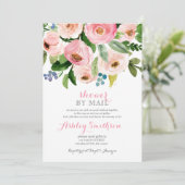 Shower by Mail vrijgezellenfeest Virtual Shower Kaart (Staand voorkant)