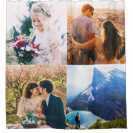 Shower Curtain 4 Fotorand afdrukken Douchegordijn
