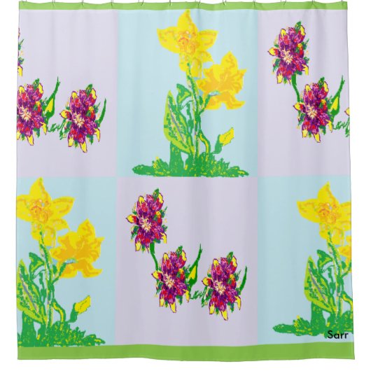 Shower Curtain $64,95 elk Qty: 1 Douchegordijn (Voorkant)