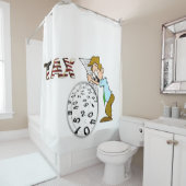 Shower Curtain Accountant Douchegordijn (In situ)