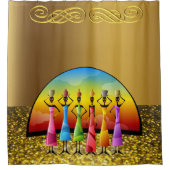 Shower Curtain African Douchegordijn (Voorkant)