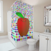 Shower Curtain Apple Douchegordijn (In situ)