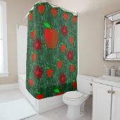 Shower Curtain Apples Douchegordijn (In situ)