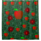 Shower Curtain Apples Douchegordijn (Voorkant)