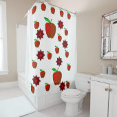 Shower Curtain Apples Douchegordijn (In situ)