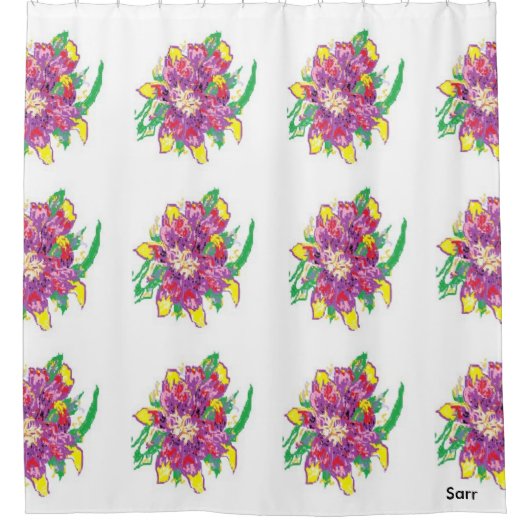 Shower Curtain Asiatic Lily Douchegordijn (Voorkant)