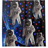 Shower Curtain Astronaut Douchegordijn (Voorkant)