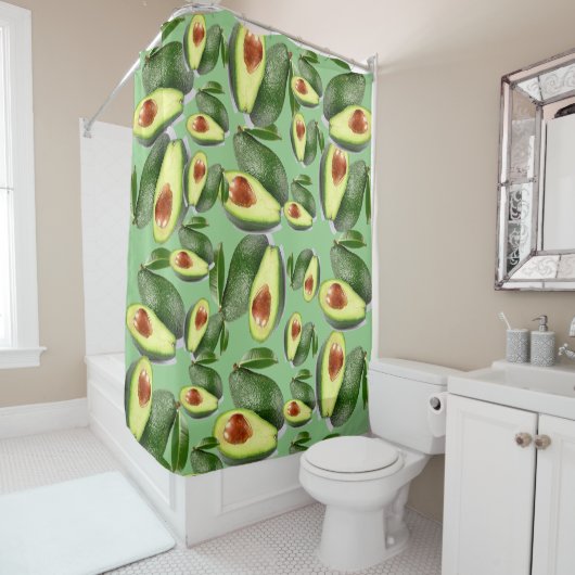 Shower Curtain Avocados Douchegordijn (In situ)