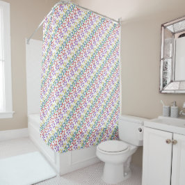 Shower Curtain - Bands of Stars Douchegordijn