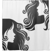 Shower Curtain Beauty Salon Hair Douchegordijn (Voorkant)