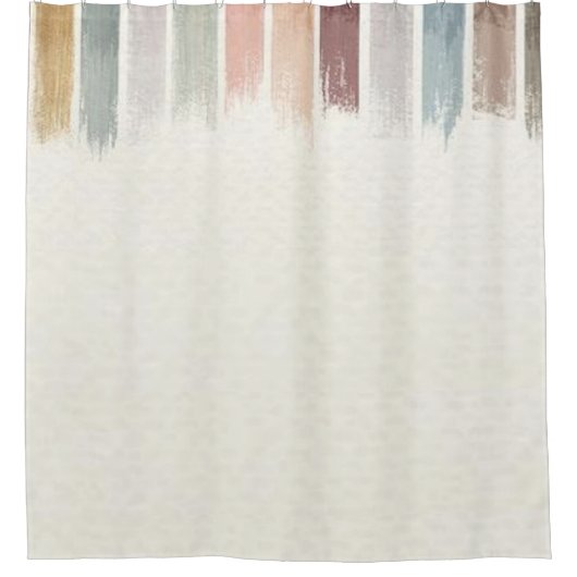 Shower Curtain Beige Douchegordijn (Voorkant)