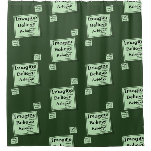 Shower Curtain Believe Douchegordijn (Voorkant)