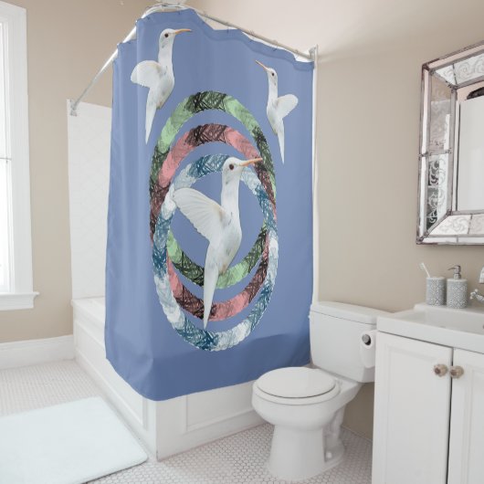 Shower Curtain Bird Douchegordijn (In situ)