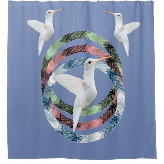 Shower Curtain Bird Douchegordijn (Voorkant)