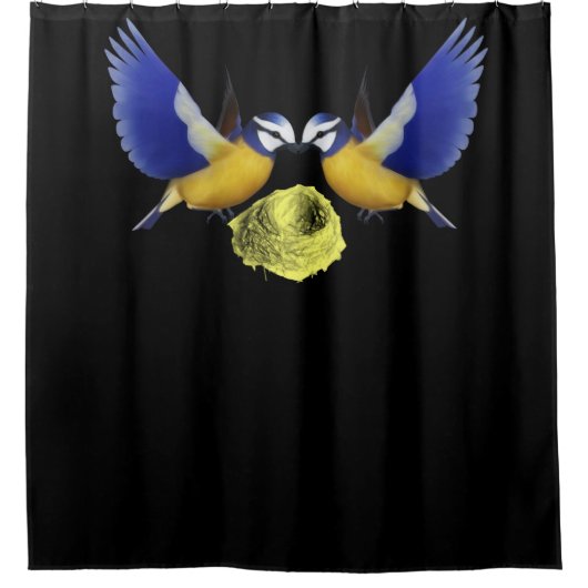 Shower Curtain Bird Douchegordijn (Voorkant)