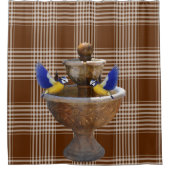 Shower Curtain Bird Douchegordijn (Voorkant)