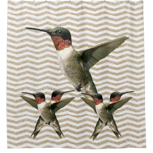 Shower Curtain Bird Douchegordijn (Voorkant)