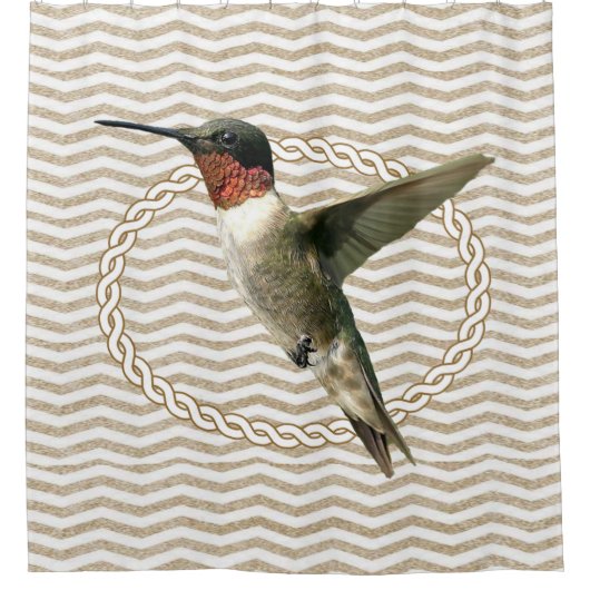 Shower Curtain Bird Douchegordijn (Voorkant)