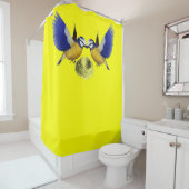 Shower Curtain Bird Douchegordijn (In situ)