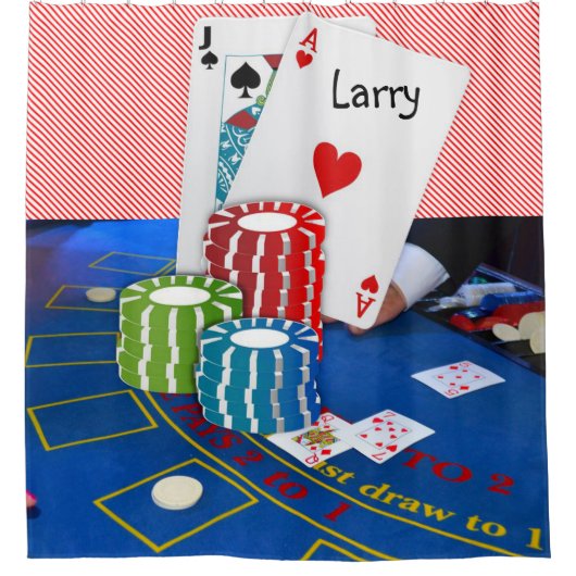 Shower Curtain Black Jack Douchegordijn (Voorkant)