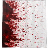 Shower Curtain Blood Splatter Vampire Gothic Horro Douchegordijn (Voorkant)