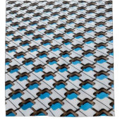 Shower Curtain Blue Douchegordijn (Voorkant)