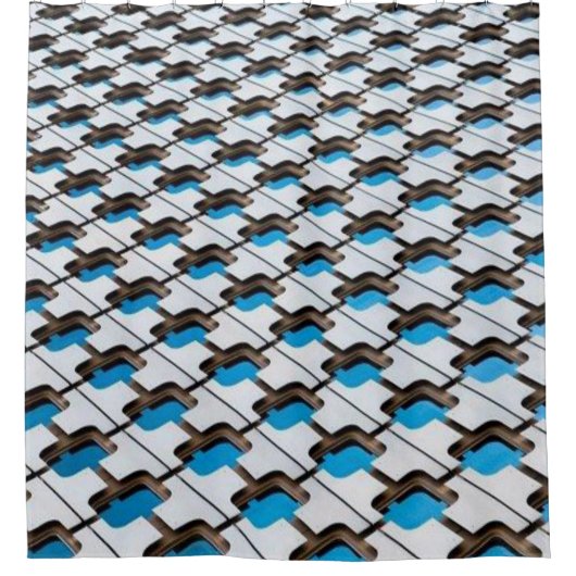 Shower Curtain Blue Douchegordijn (Voorkant)