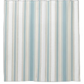Shower Curtain/Blue Stripes Douchegordijn (Voorkant)
