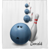 Shower Curtain Bowling Douchegordijn (Voorkant)