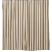 Shower Curtain-bruine strepes Douchegordijn (Voorkant)